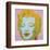 Marilyn Monroe (Marilyn), 1967 (pale pink)-Andy Warhol-Framed Art Print