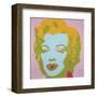 Marilyn Monroe (Marilyn), 1967 (pale pink)-Andy Warhol-Framed Art Print