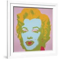 Marilyn Monroe (Marilyn), 1967 (pale pink)-Andy Warhol-Framed Art Print