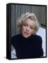 Marilyn Monroe on Patio Outside of Her Home-Alfred Eisenstaedt-Framed Stretched Canvas