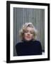 Marilyn Monroe on Patio Outside of Her Home-Alfred Eisenstaedt-Framed Premium Photographic Print