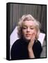 Marilyn Monroe on Patio Outside of Her Home-Alfred Eisenstaedt-Framed Stretched Canvas