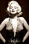 Marilyn Monroe- Poised in Sepia-null-Lamina Framed Poster