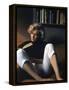 Marilyn Monroe Reading at Home-Alfred Eisenstaedt-Framed Stretched Canvas