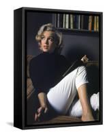 Marilyn Monroe Relaxing at Home-Alfred Eisenstaedt-Framed Stretched Canvas