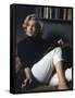 Marilyn Monroe Relaxing at Home-Alfred Eisenstaedt-Framed Stretched Canvas