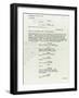 Marilyn Monroe's Copy of the Revised Script for Her Final Unfinished Film 'Something's Got to Give'-null-Framed Giclee Print