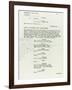 Marilyn Monroe's Copy of the Revised Script for Her Final Unfinished Film 'Something's Got to Give'-null-Framed Giclee Print