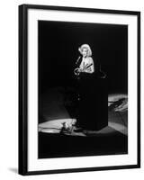 Marilyn Monroe Singing "Happy Birthday" at Democratic Rally for President John F Kennedy's Birthday-Yale Joel-Framed Premium Photographic Print