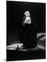 Marilyn Monroe Singing "Happy Birthday" at Democratic Rally for President John F Kennedy's Birthday-Yale Joel-Mounted Premium Photographic Print