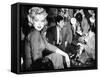 Marilyn Monroe Surronded by Photographers C. 1955-null-Framed Stretched Canvas