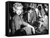 Marilyn Monroe Surronded by Photographers C. 1955-null-Framed Stretched Canvas