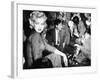 Marilyn Monroe Surronded by Photographers C. 1955-null-Framed Photo