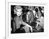 Marilyn Monroe Surronded by Photographers C. 1955-null-Framed Photo