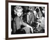 Marilyn Monroe Surronded by Photographers C. 1955-null-Framed Photo