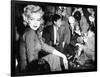 Marilyn Monroe Surronded by Photographers C. 1955-null-Framed Photo