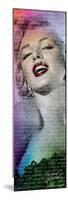 Marilyn Monroe- Text Slim Poster-null-Mounted Poster