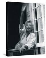 Marilyn Monroe V-British Pathe-Stretched Canvas