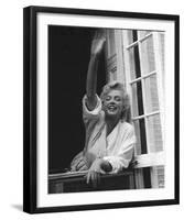 Marilyn Monroe V-British Pathe-Framed Art Print