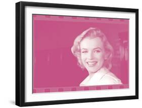 Marilyn Monroe VI In Colour-British Pathe-Framed Giclee Print