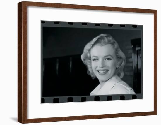 Marilyn Monroe VI-British Pathe-Framed Giclee Print