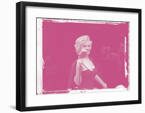 Marilyn Monroe VII In Colour-British Pathe-Framed Giclee Print