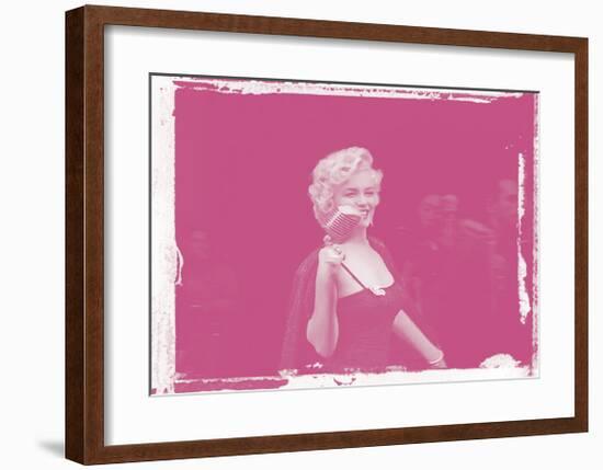 Marilyn Monroe VII In Colour-British Pathe-Framed Giclee Print