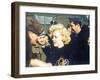 Marilyn Monroe Wearing a Jacket with the 'Mosquito' Patch of the 6147th Tactical Control Group-null-Framed Photo