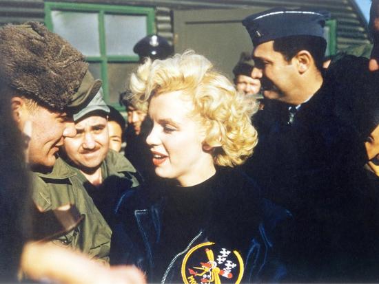 'Marilyn Monroe Wearing a Jacket with the 'Mosquito' Patch of the ...