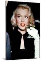 Marilyn Monroe with a Glass of Champagne, 1955-null-Mounted Photo