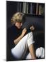 Marilyn Monroe Writing at Home-Alfred Eisenstaedt-Mounted Premium Photographic Print