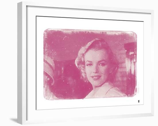 Marilyn Monroe X In Colour-British Pathe-Framed Giclee Print