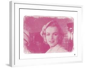 Marilyn Monroe X In Colour-British Pathe-Framed Giclee Print