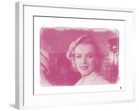 Marilyn Monroe X In Colour-British Pathe-Framed Giclee Print