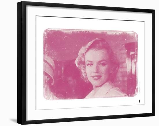 Marilyn Monroe X In Colour-British Pathe-Framed Giclee Print