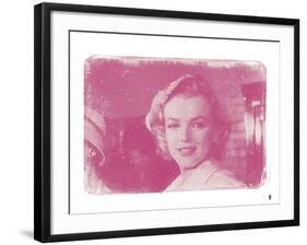 Marilyn Monroe X In Colour-British Pathe-Framed Giclee Print
