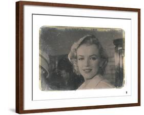 Marilyn Monroe X-British Pathe-Framed Giclee Print