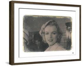 Marilyn Monroe X-British Pathe-Framed Giclee Print