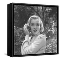 Marilyn Monroe-Ed Clark-Framed Stretched Canvas