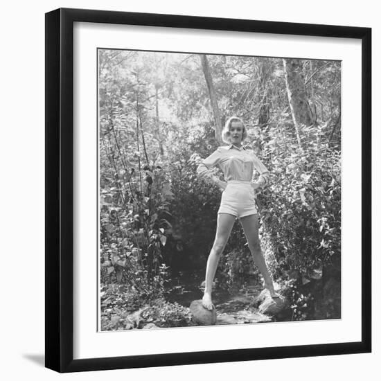 Marilyn Monroe-Ed Clark-Framed Premium Photographic Print