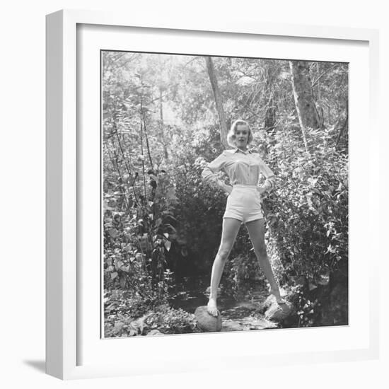 Marilyn Monroe-Ed Clark-Framed Premium Photographic Print