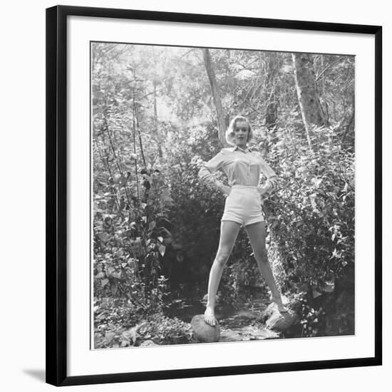 Marilyn Monroe-Ed Clark-Framed Premium Photographic Print