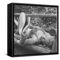 Marilyn Monroe-Ed Clark-Framed Stretched Canvas