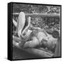 Marilyn Monroe-Ed Clark-Framed Stretched Canvas