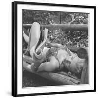 Marilyn Monroe-Ed Clark-Framed Premium Photographic Print