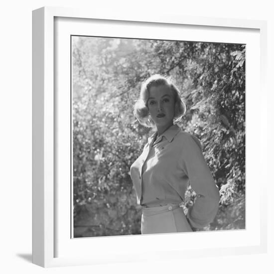 Marilyn Monroe-Ed Clark-Framed Premium Photographic Print