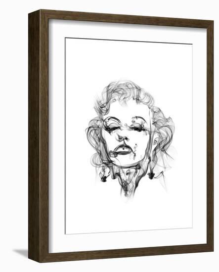 Marilyn Monroe-Octavian Mielu-Framed Art Print