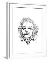 Marilyn Monroe-Octavian Mielu-Framed Art Print