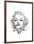 Marilyn Monroe-Octavian Mielu-Framed Art Print