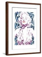 Marilyn Monroe-Cristian Mielu-Framed Art Print